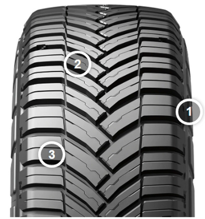 LLANTA MICHELIN AGILIS CROSS CLIMATE LT235/80R17 120/117R