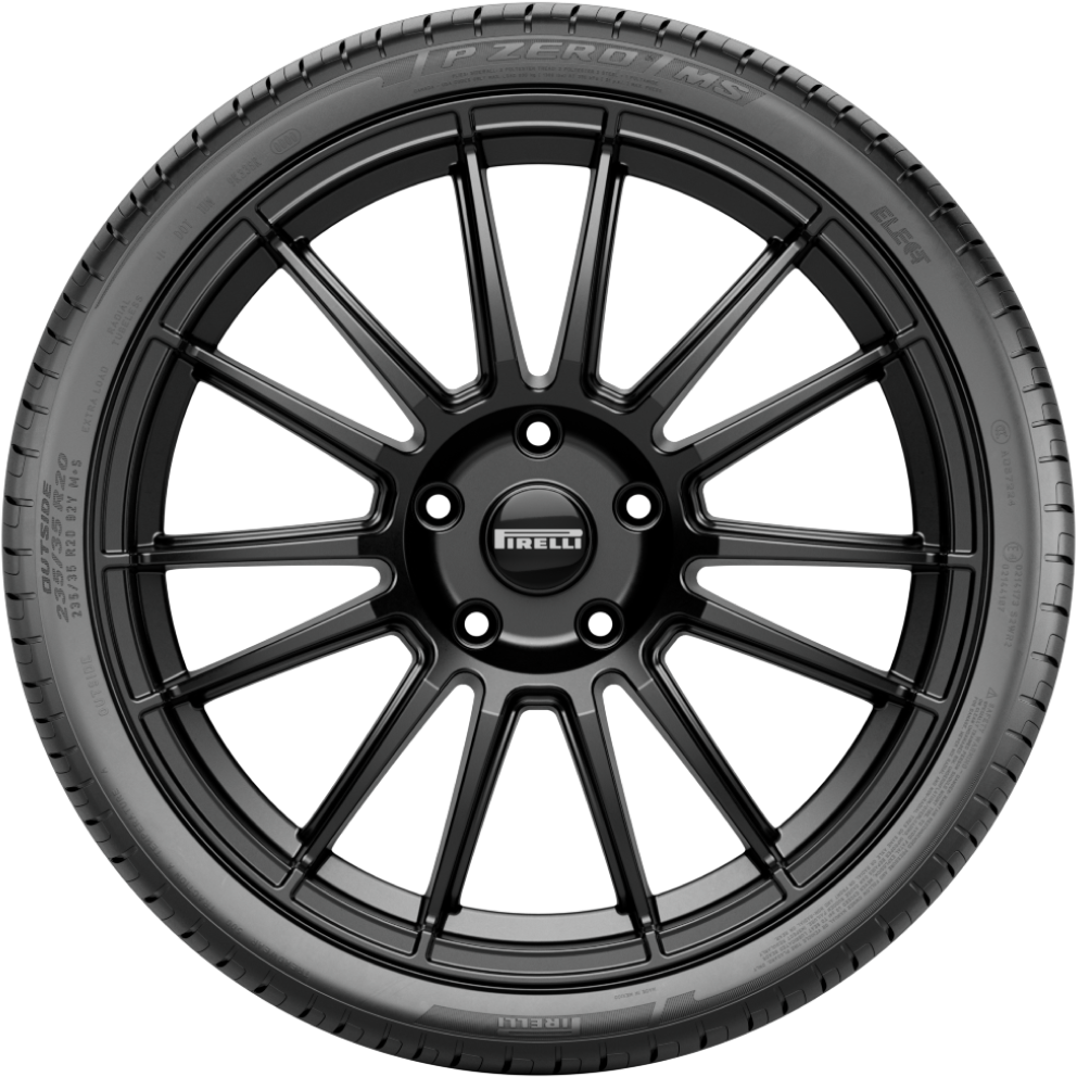 Pirelli P ZERO MS — vista del modelo; imagen ilustrativa