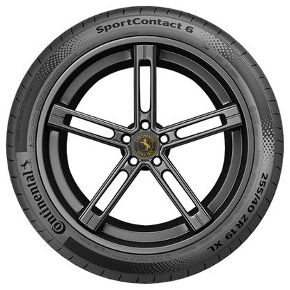 Continental SportContact 6 — detalle del modelo; imagen ilustrativa