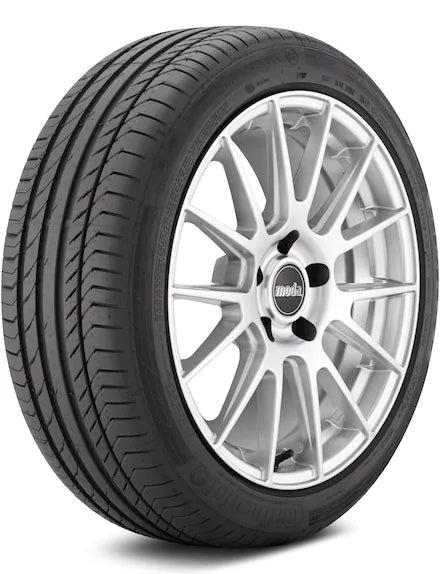 Continental SportContact 5 SSR — vista del modelo; imagen ilustrativa